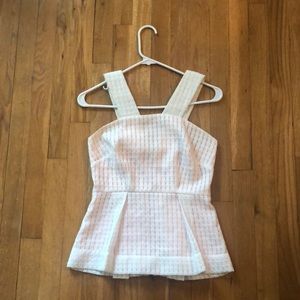 White Sleeveless Blouse - Anthropology